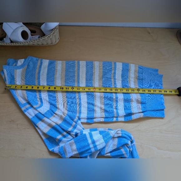 MAUS & HOFFMAN Vintage Men Stripes Crewneck Size XL 59% Cashmere 41% Cotton - Picture 9 of 9